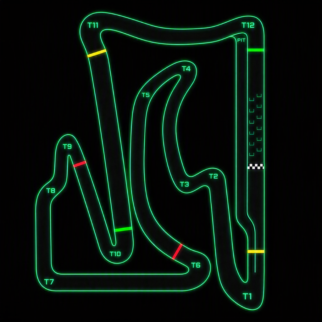 PitLane FPV Circuit Nyomvonal
